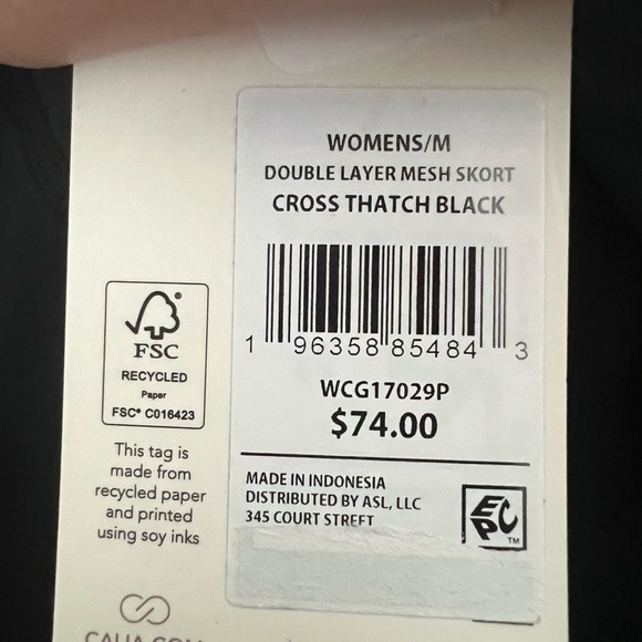 NWT Calia by Carrie Underwood Women’s Double Mesh Shorts in Cross Thatch Black M - Picture 6 of 6